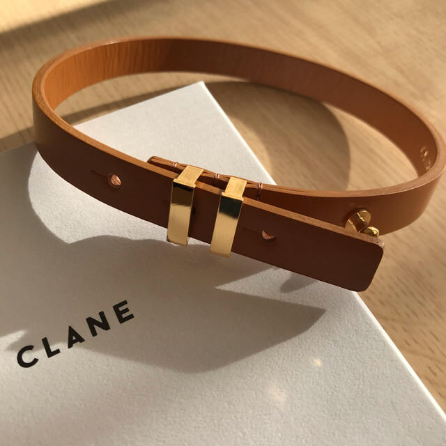 新品、未使用!!! CLANE レザーチョーカー