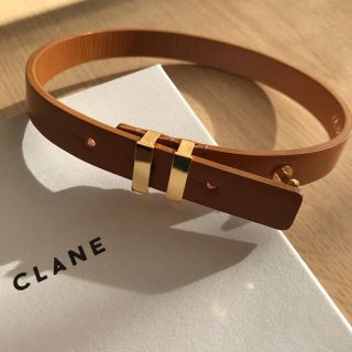 新品、未使用!!! CLANE レザーチョーカー(ネックレス)