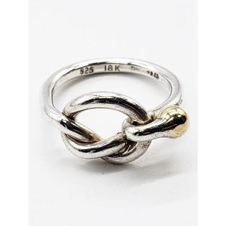 ティファニー(Tiffany & Co.)の462/ティファニー リング 指輪 フック＆アイ シルバー 18金(リング(指輪))