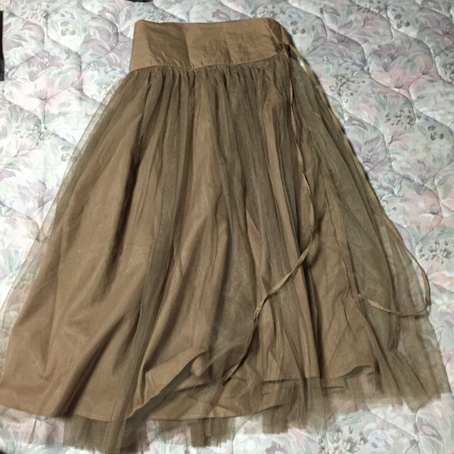 titivate(ティティベイト)のミモレ丈チュールスカート レディースのスカート(ひざ丈スカート)の商品写真