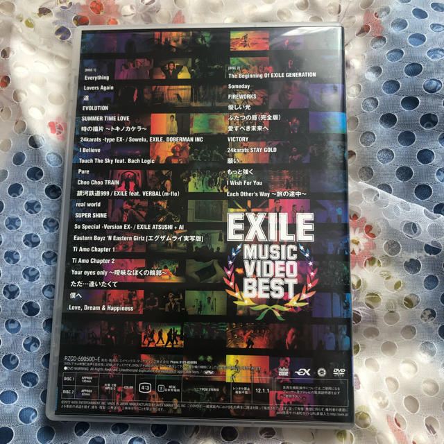 EXILE(エグザイル)の◎美品◎EXILE MUSIC VIDEO BEST エンタメ/ホビーのDVD/ブルーレイ(ミュージック)の商品写真