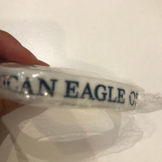 American Eagle(アメリカンイーグル)のアメリカンイーグル ゴムブレス 未販売品 メンズのアクセサリー(バングル/リストバンド)の商品写真