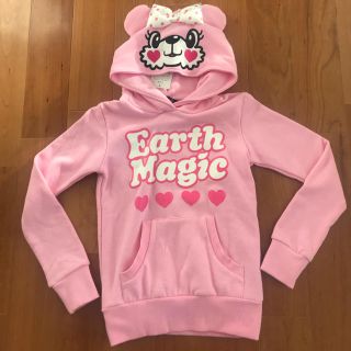 アースマジック(EARTHMAGIC)の新品未使用EARTHMAGICマフィーパーカー♡フード アースマジック (Tシャツ/カットソー)