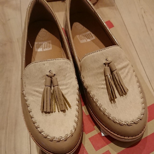 Odette e Odile(オデットエオディール)の新品  フィットフロップ ハラコ タッセルローファー レディースの靴/シューズ(ローファー/革靴)の商品写真