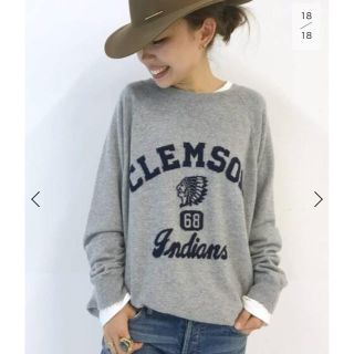 ドゥーズィエムクラス(DEUXIEME CLASSE)の【新品】DeuxiemeClasse別注 QUEENE&BELLEニット(ニット/セーター)