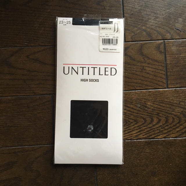UNTITLED(アンタイトル)のアンタイトルのハイソックス レディースのレッグウェア(ソックス)の商品写真
