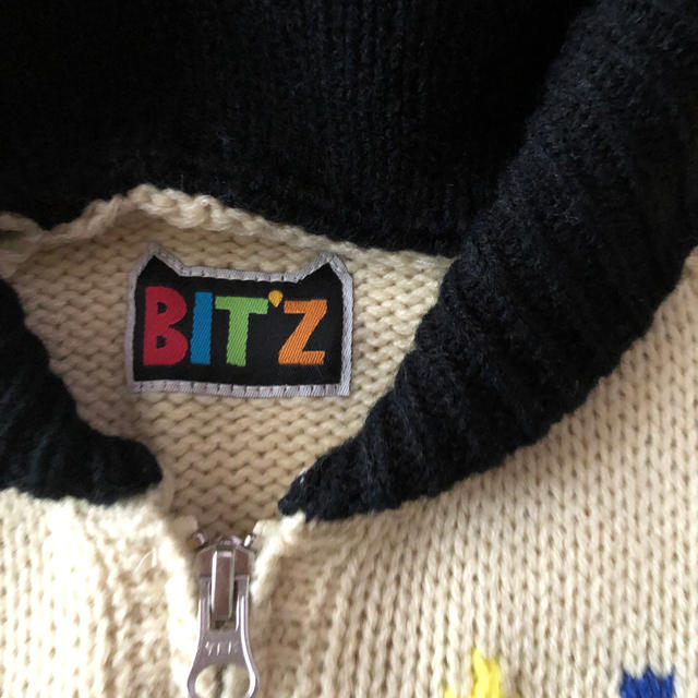 Bit'z(ビッツ)のBit'Z☆ビッツ ジップアップカーディガン 100cm キッズ/ベビー/マタニティのキッズ服男の子用(90cm~)(ジャケット/上着)の商品写真