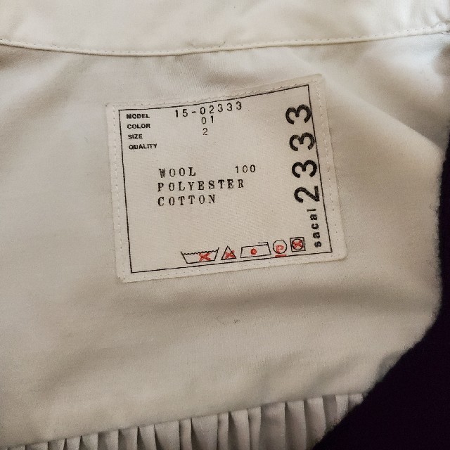 sacai(サカイ)の専用✨最終値下げ　サカイ　バックプリーツカーディガン レディースのトップス(カーディガン)の商品写真