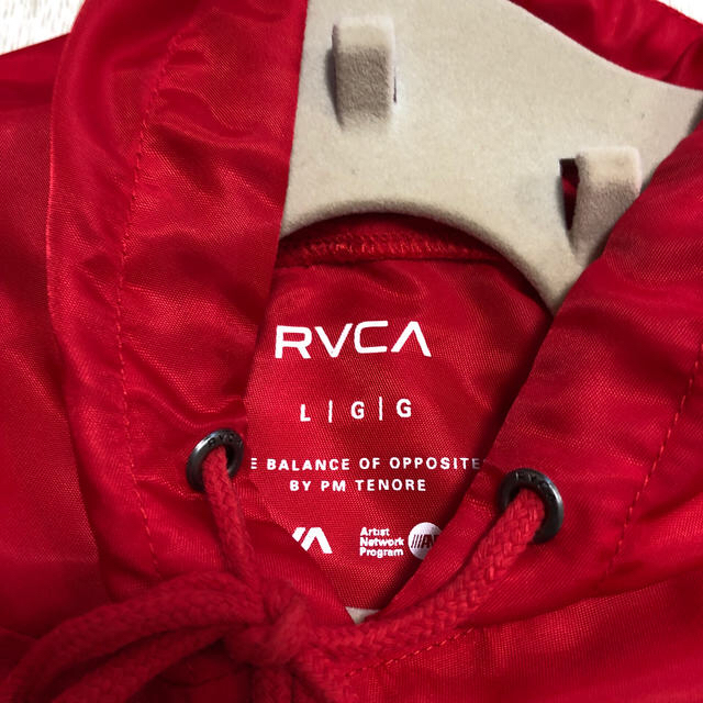 RVCA(ルーカ)のRVCA テープロゴ☆アノラック　パーカー メンズのトップス(パーカー)の商品写真