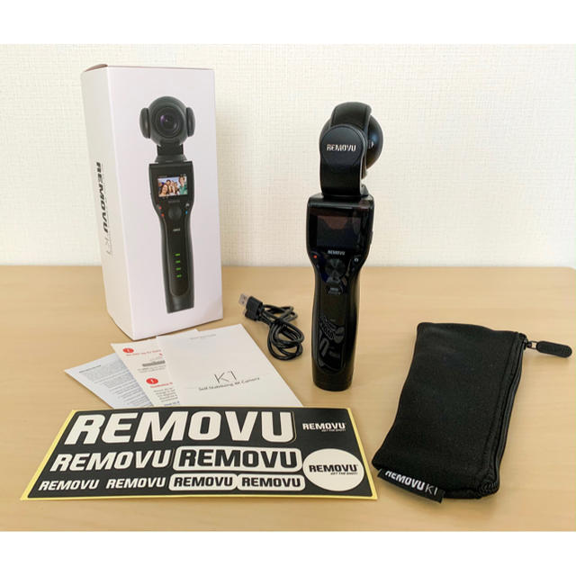 ☆最終値下げ☆　REMOVU K1  リモビュー K1  4Kカメラ 超美品 スマホ/家電/カメラのカメラ(ビデオカメラ)の商品写真