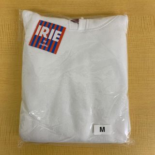 アイリーライフ(IRIE LIFE)の◆新品未使用◆irie lifeパーカー「袖レコード」ホワイト　Mサイズ(パーカー)