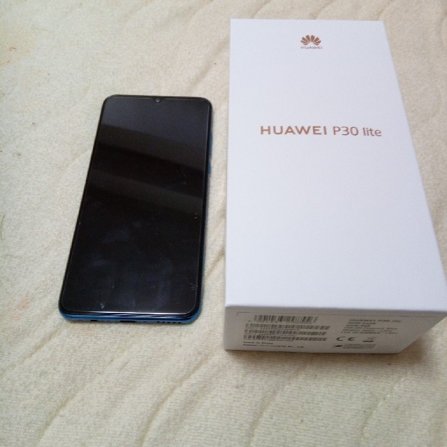 HUAWEI P30 lite　ピーコックブルー スマホ/家電/カメラのスマートフォン/携帯電話(スマートフォン本体)の商品写真