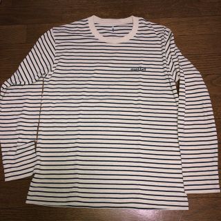 モンベル(mont bell)のWIC.ボーダーロングスリーブT モンベル　メンズ　登山(Tシャツ/カットソー(七分/長袖))