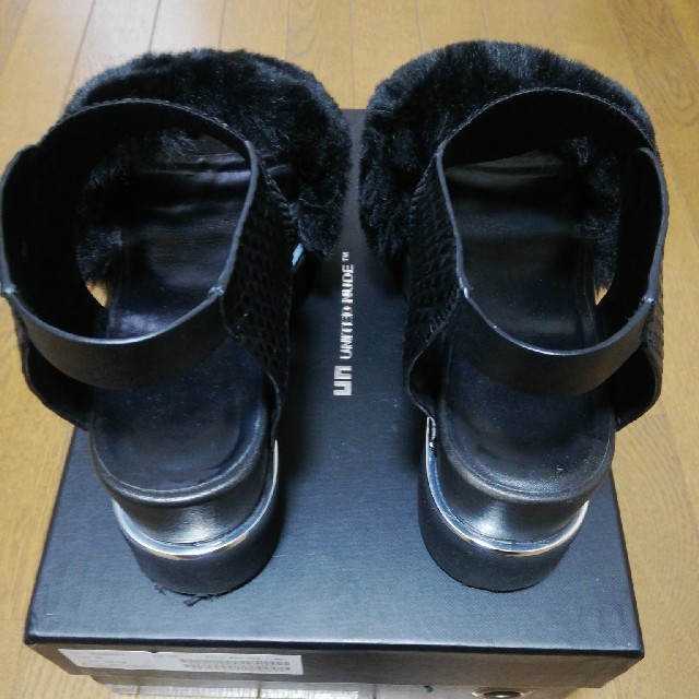 MIDWEST(ミッドウエスト)のユナイテッドヌード　ファーサンダル レディースの靴/シューズ(サンダル)の商品写真