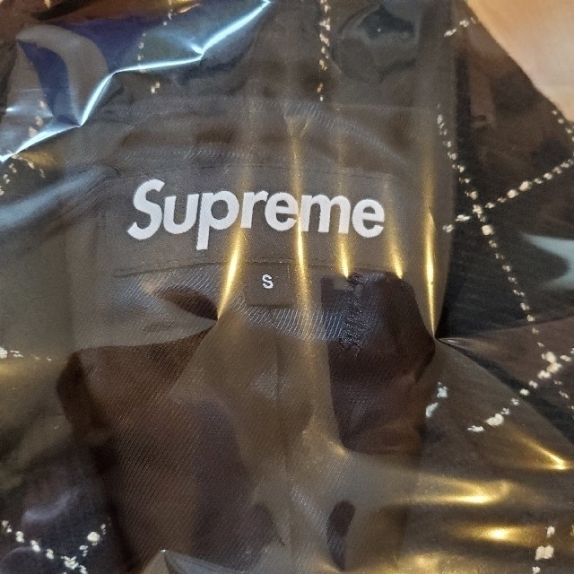 Supreme 19FW Wool Windowpane Overcoat S