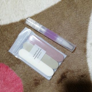 ムジルシリョウヒン(MUJI (無印良品))の無印良品　ネイルケアセットとネイルケアオイル(ネイルケア)