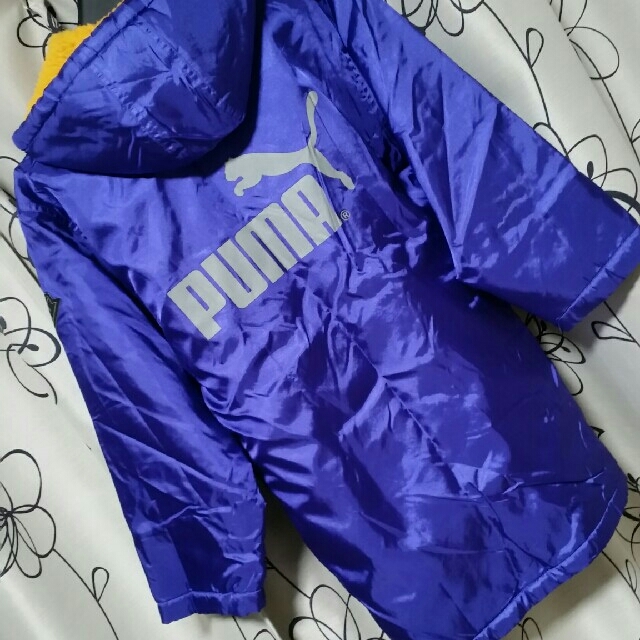 新品 PUMA プーマ キッズ150㎝ ベンチコート ブルー 青 サッカー