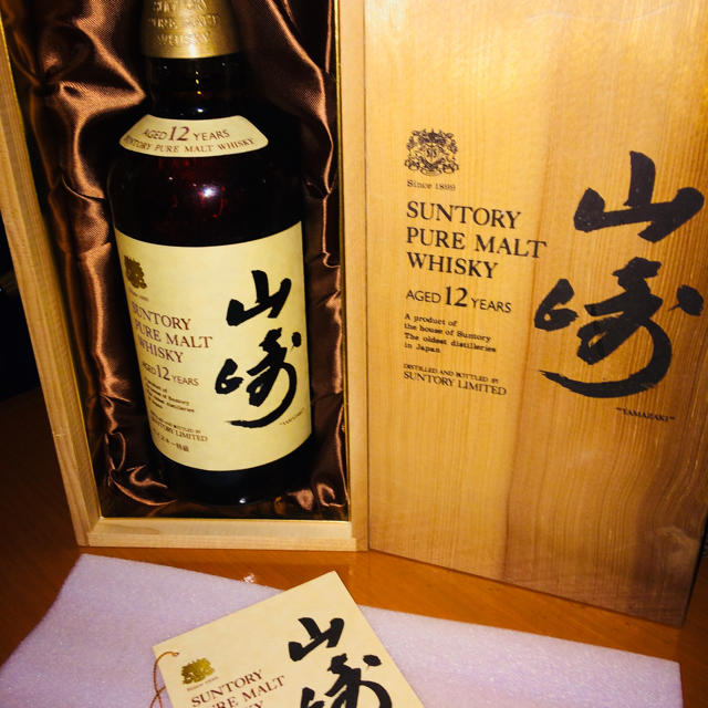 サントリー山崎12年 760ml 木箱 特級表記-