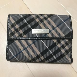 バーバリー(BURBERRY)のバーバリーブルーレーベル  ノバチェック  折り財布   (財布)