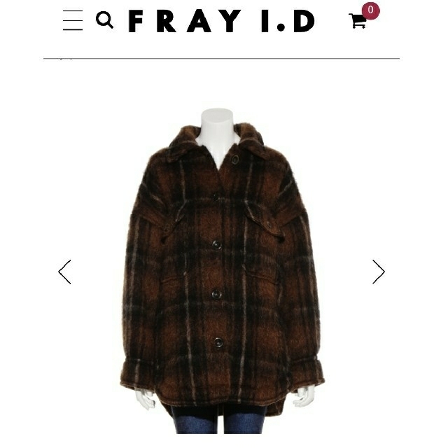 FRAY I.D(フレイアイディー)のFRAY I.D  チェックCPOジャケット レディースのジャケット/アウター(ブルゾン)の商品写真