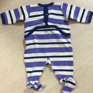 プチバトー(PETIT BATEAU)のプチバトー★足付きカバーオール 60(カバーオール)