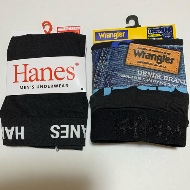 Hanes(ヘインズ)のHanes ボクサーパンツ　Wrangler ボクサーパンツ　セット メンズのアンダーウェア(ボクサーパンツ)の商品写真