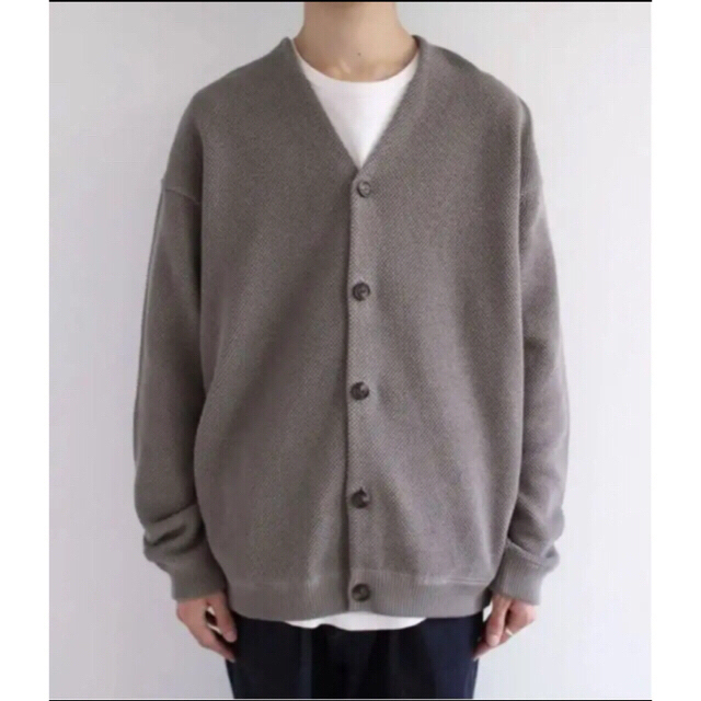 新品未使用】crepuscule 19aw〈別注〉鹿の子カーディガン 【新発売