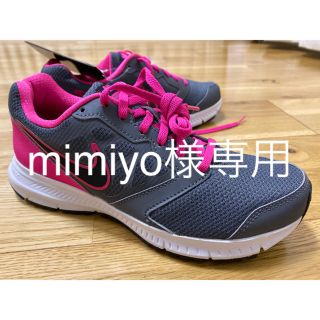 ナイキ(NIKE)のNIKE ランニングシューズ　ピンク×グレー　スニーカー(スニーカー)