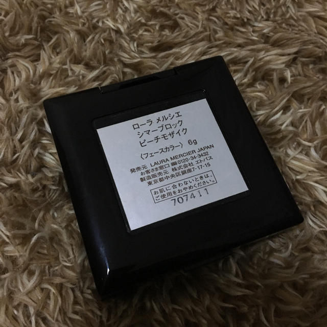 laura mercier(ローラメルシエ)のlaura mercier シマーブロック ピーチモザイク コスメ/美容のベースメイク/化粧品(フェイスパウダー)の商品写真