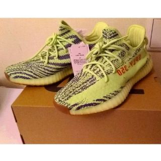 アディダス(adidas)の本物 YEEZY 350 V2 semi frozen yellow 28.5(スニーカー)