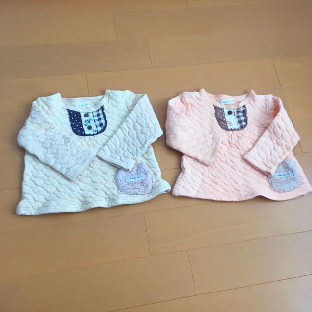 GAP Kids(ギャップキッズ)の【6点セット】100サイズ まとめ売り アウター 長袖 ニット帽子 ベスト キッズ/ベビー/マタニティのキッズ服女の子用(90cm~)(ジャケット/上着)の商品写真