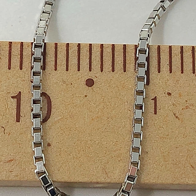 輝い （PT850） プラチナネックレス ＋1.2ミリ ベネチア 幅1.0ミリ