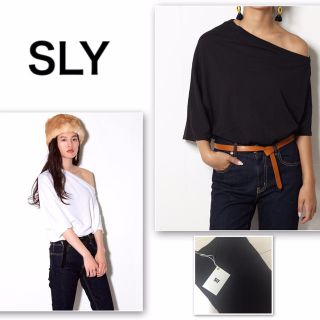 スライ(SLY)のスライ完売品オフショル カットソーSLY(カットソー(長袖/七分))