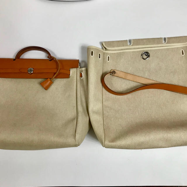 【在庫限り】 Hermes - おーさんエルメスエールバック2WAY ベージュ 大 小 ハンドバッグ 【在庫限り】 Hermes - おーさんエルメスエールバック2WAY ベージュ 大 小 ハンドバッグ