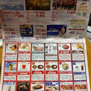 割引券・スタンプカード色々(レストラン/食事券)