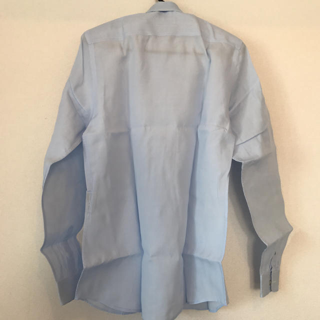 【クリーニング済】PRADA プラダ ドレスシャツ (サイズ39・ブルー) 2