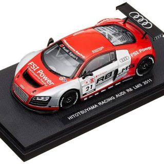 アウディ(AUDI)のエブロ1/43HITOTSUYAMA RACINGアウディR8 LMS 2011(ミニカー)