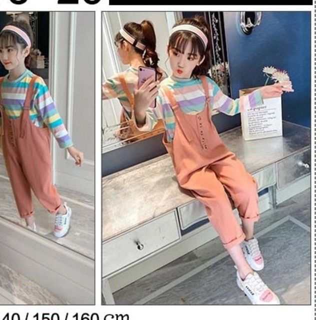 新品☆韓国子供服☆二点セット キッズ/ベビー/マタニティのキッズ服女の子用(90cm~)(パンツ/スパッツ)の商品写真