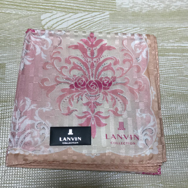 DAKS(ダックス)の【新品】ブランドハンカチーフ2枚 DAKS LANVIN  レディースのファッション小物(ハンカチ)の商品写真