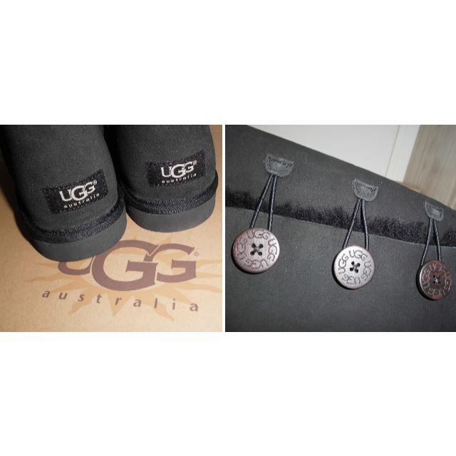 UGG(アグ)の新品 正規品UGGベイリーボタン トールクラシックUS8ブラック レディースの靴/シューズ(ブーツ)の商品写真