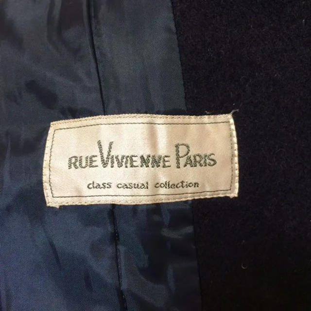 RUE VIVIENNE PARISルゥヴィヴィアン チェスターコート カシミア レディースのジャケット/アウター(チェスターコート)の商品写真
