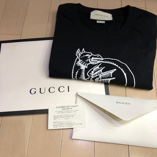 グッチ(Gucci)のGUCCI ロングＴシャツ スウェット ドラゴン　サイズS 美品(Tシャツ/カットソー(七分/長袖))
