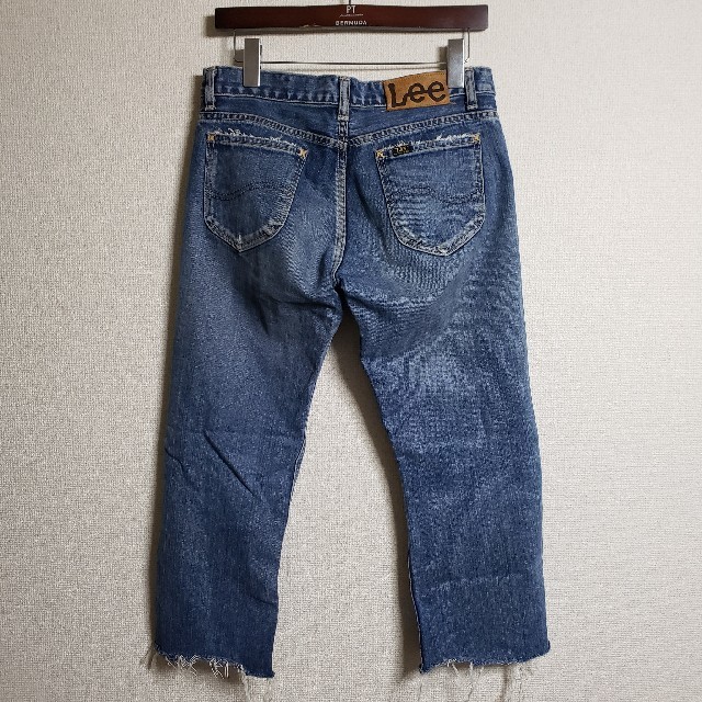 Lee(リー)のリー ライダース デニム カットオフ ダメージ ジーンズ スケーター 90s メンズのパンツ(デニム/ジーンズ)の商品写真