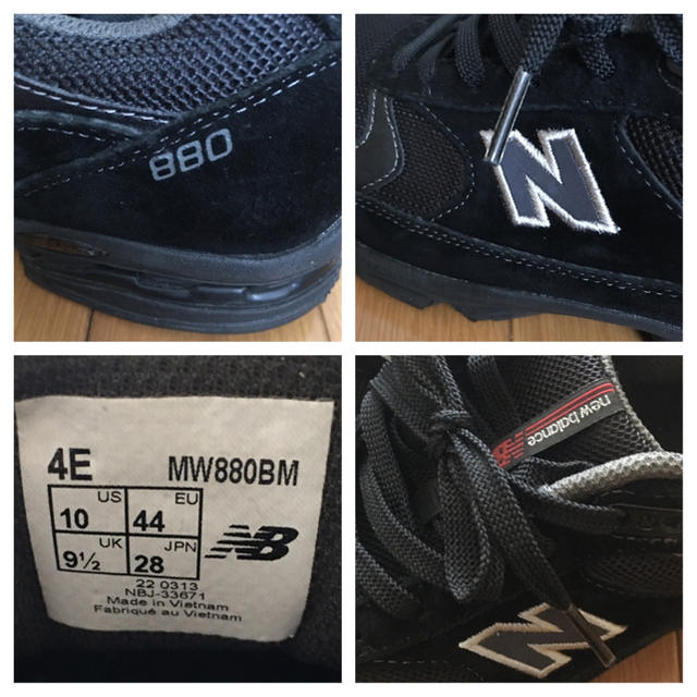 New Balance(ニューバランス)の■ニューバランス.MW880-4E■スニーカー、黒「値下げ‼️」 メンズの靴/シューズ(スニーカー)の商品写真