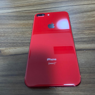アップル(Apple)のiPhone8plus productRED 人気色　SIMフリー(スマートフォン本体)