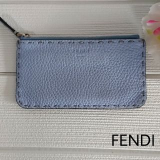 フェンディ(FENDI)のFENDI♥️フェンディ✨コインケース✨ブルー(コインケース/小銭入れ)