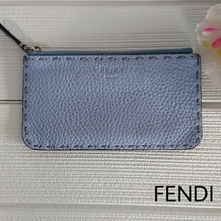 フェンディ(FENDI)のFENDI♥️フェンディ✨コインケース✨ブルー(コインケース/小銭入れ)