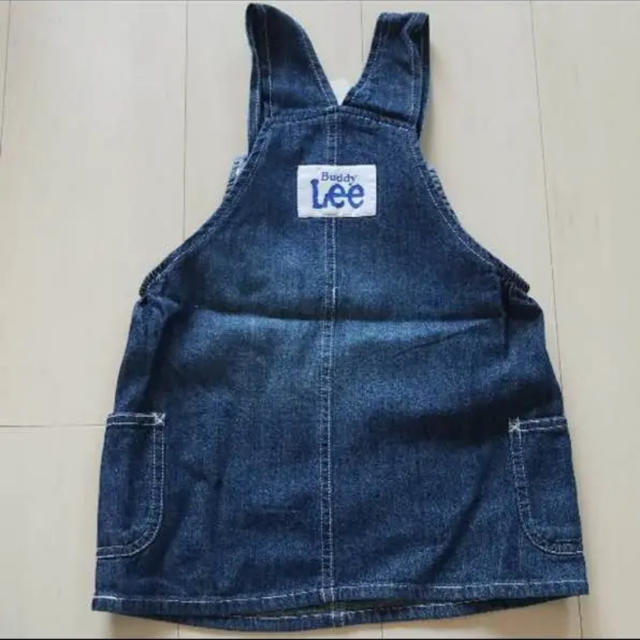 Lee(リー)のbuddy leeジャンパースカート95cm キッズ/ベビー/マタニティのキッズ服女の子用(90cm~)(ワンピース)の商品写真
