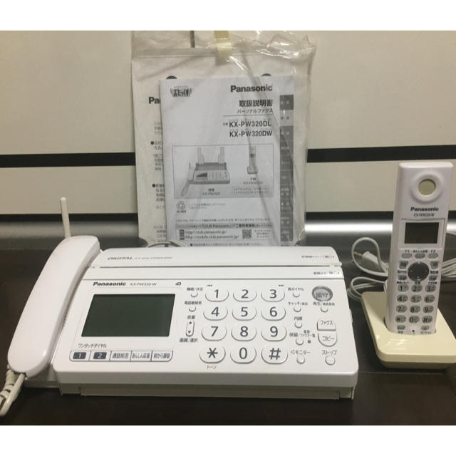 Panasonic - Panasonic 電話機 FAX KX-PW320-Wの通販 by ENVY's shop｜パナソニックならラクマ