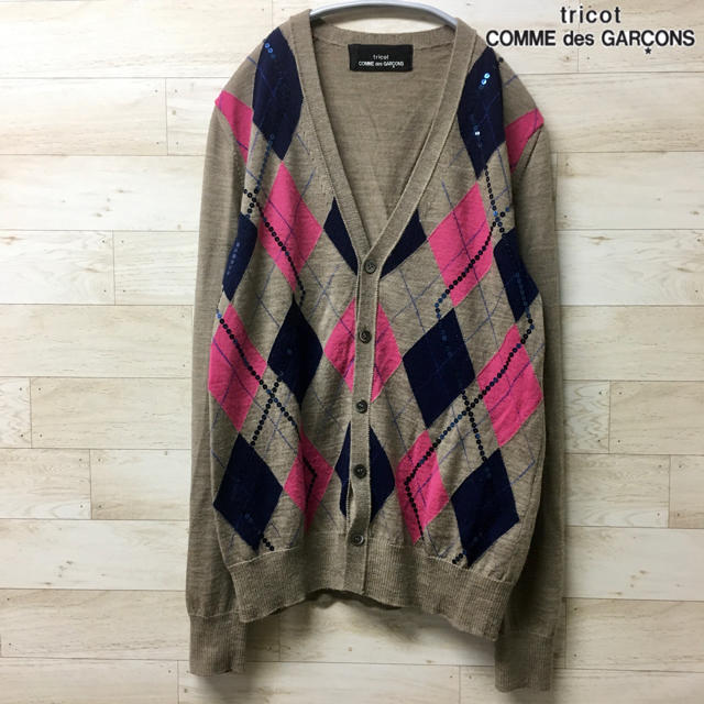 COMME des GARCONS(コムデギャルソン)の【tricot COMME des GARCONS 】カーディガン アーガイル レディースのトップス(カーディガン)の商品写真